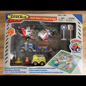 Tonka Chuck's Airport Playset with Vehicles